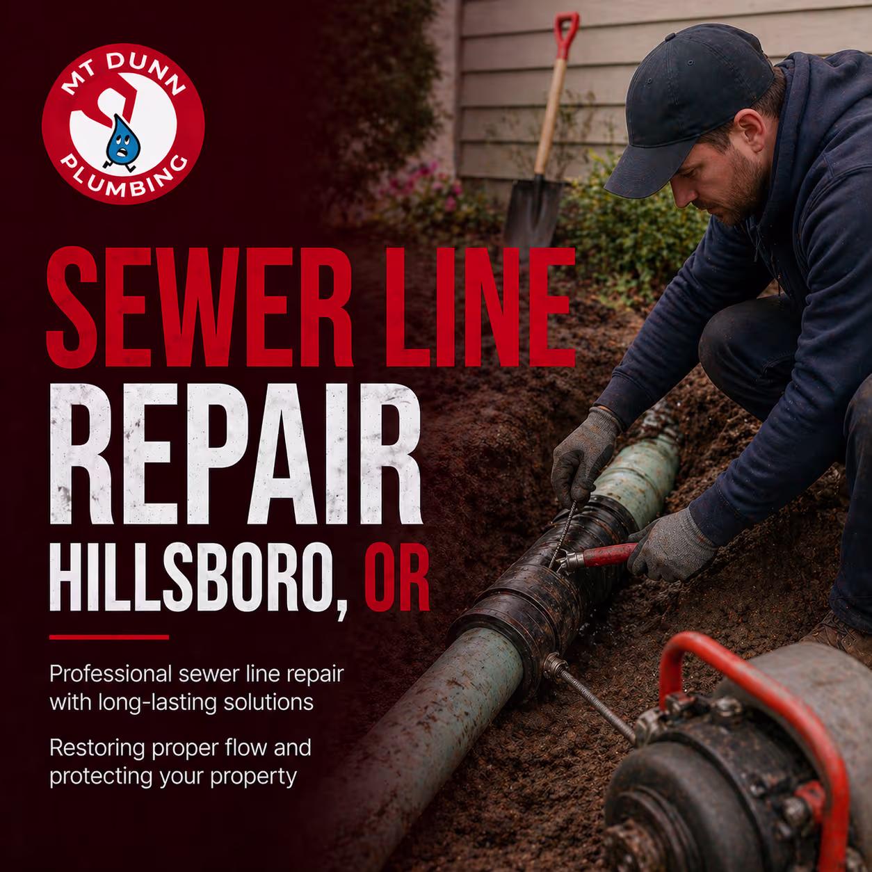 Sewer Line Repair Hillsboro, OR