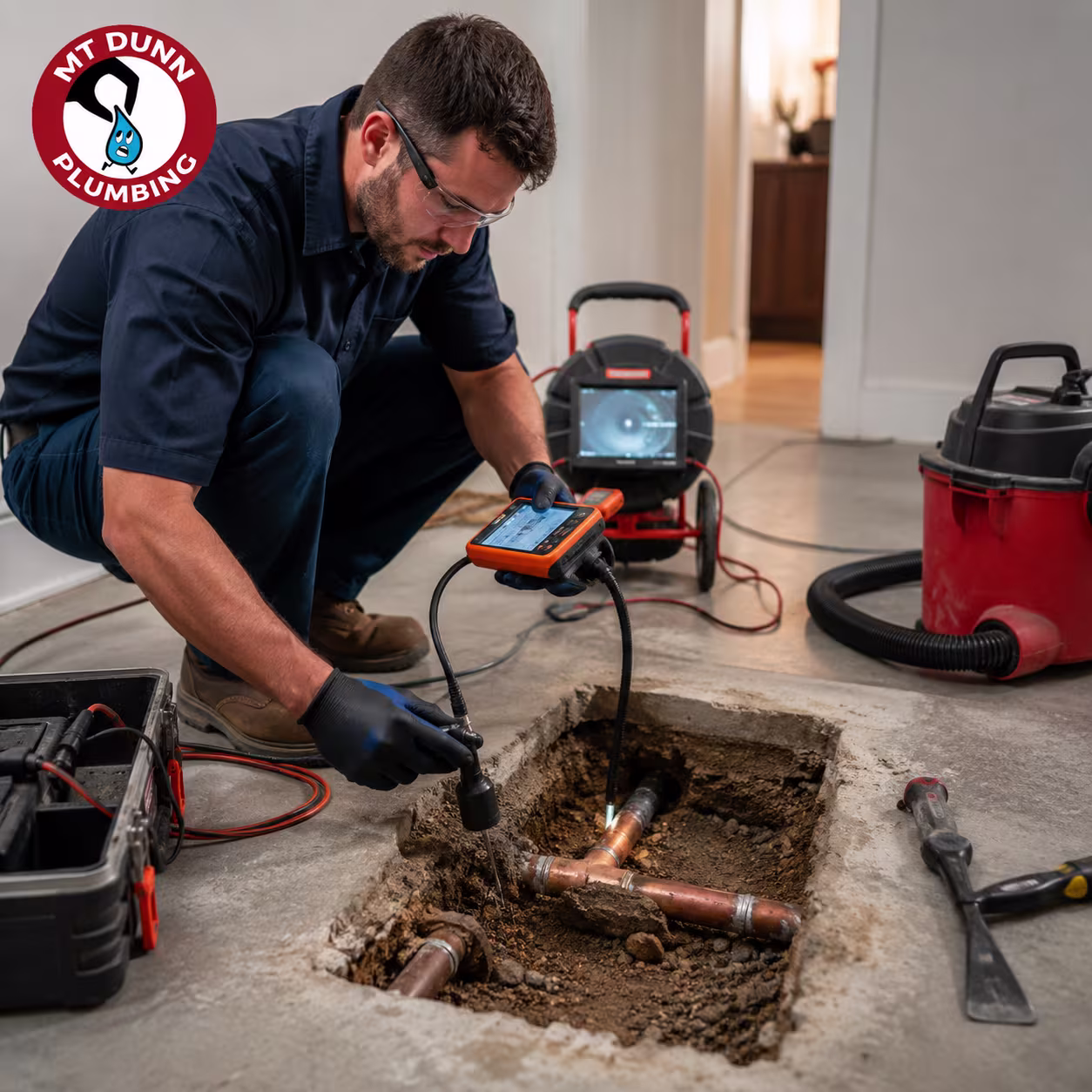 Early slab leak repair protecting a Hillsboro home from costly structural damage