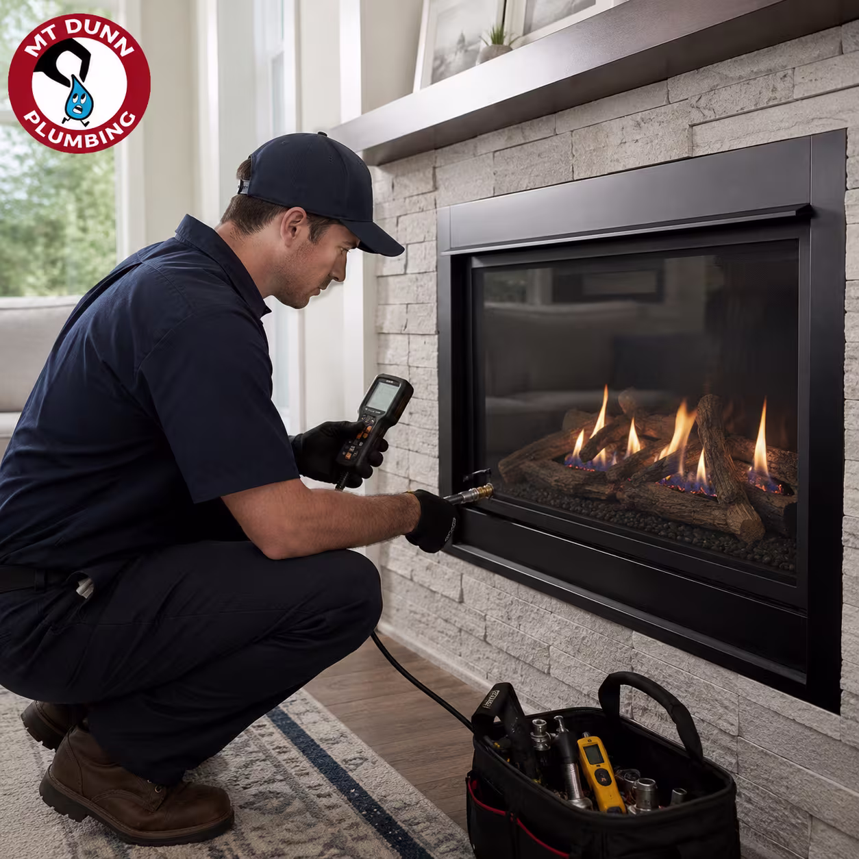 Professional gas fireplace installation meeting Hillsboro permit and safety requirements