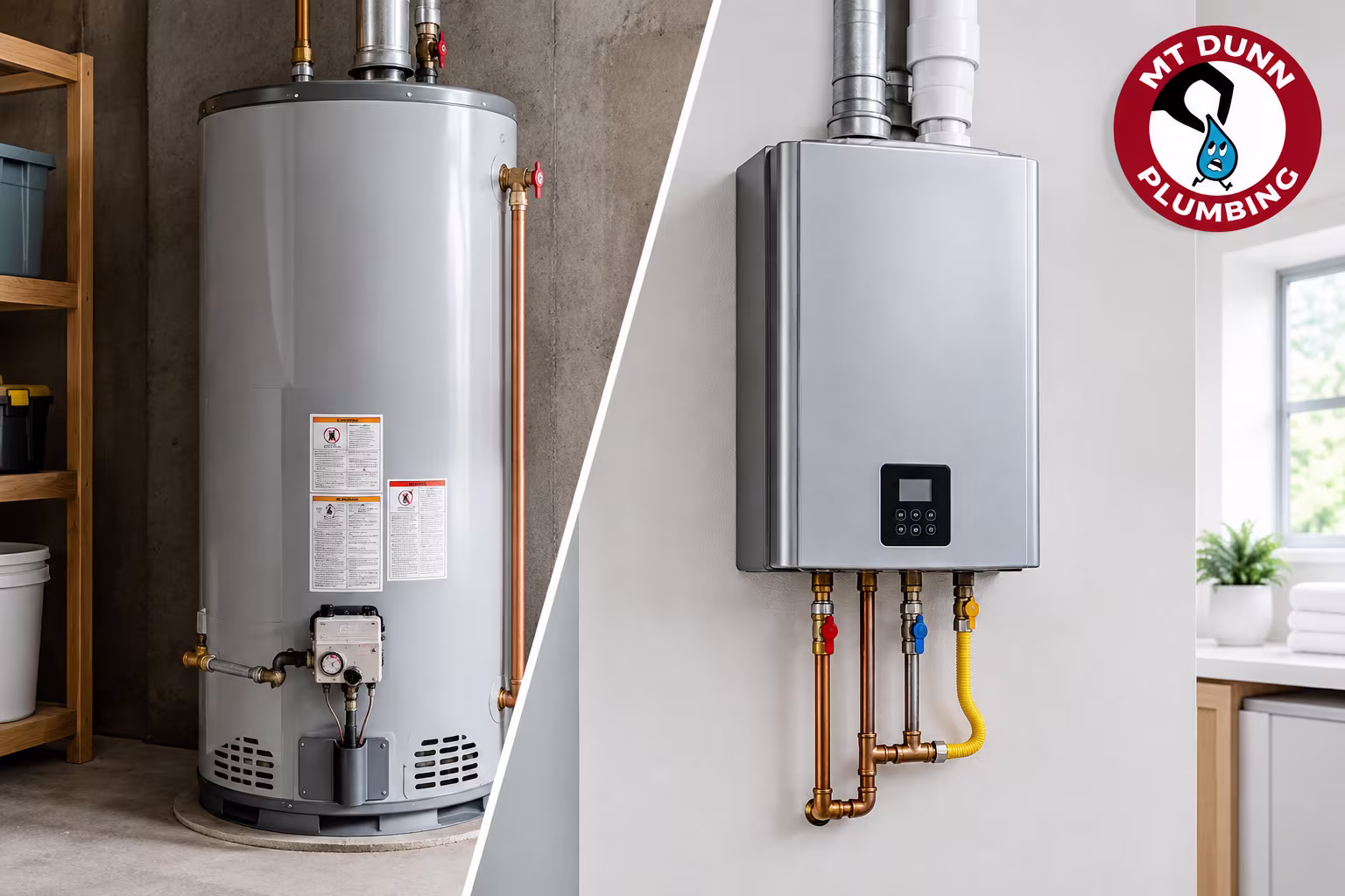 Tank vs. tankless water heaters for Hillsboro homes