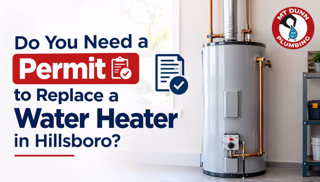 Water heater permit requirements in Hillsboro